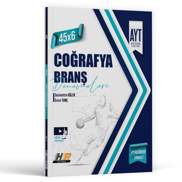 YKS AYT HIZ ve RENK DENEME COĞRAFYA (45*6) - 25-26